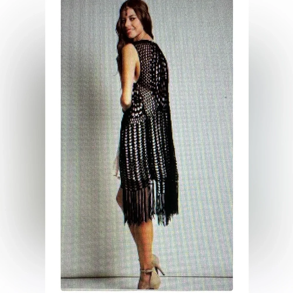 Black Crochet Vest